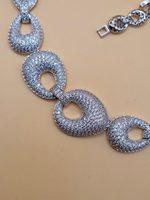 Набор украшений из кубического циркония."Блеск"