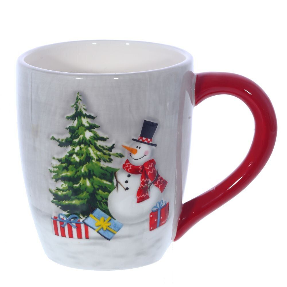 GAEM Кружка "Лесные снеговики",, 450 мл, L13 W9 H10,5 см