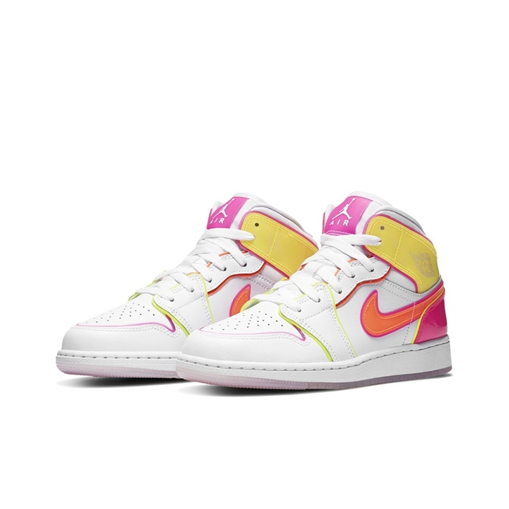 Кроссовки Air Jordan 1 Mid Edge Glow