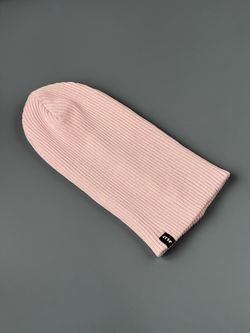 Шапка вязаная весенняя/осенняя МУЛА (Розовый)