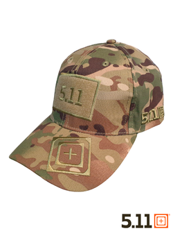 Бейсболка (кепка) 5.11 Tactical (реплика) с велкро панелью. Мультикам