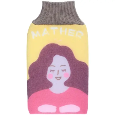 Мочалка - варежка массажная «Premium - МОЯ СЕМЬЯ», мама, 24,5*15,5см (ZIPпакет)