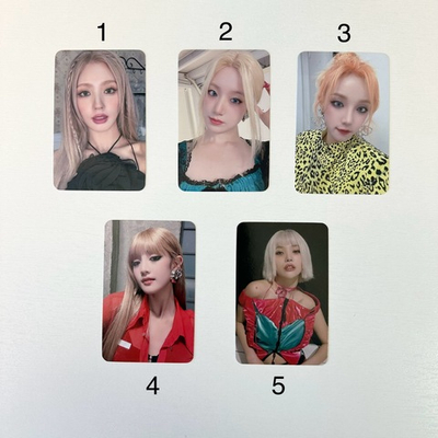 Фотокарты (G)I-DLE - I love (Dear my muse 1.0)