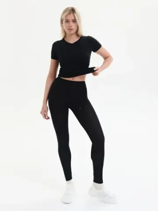 Лосины спортивные однотонные