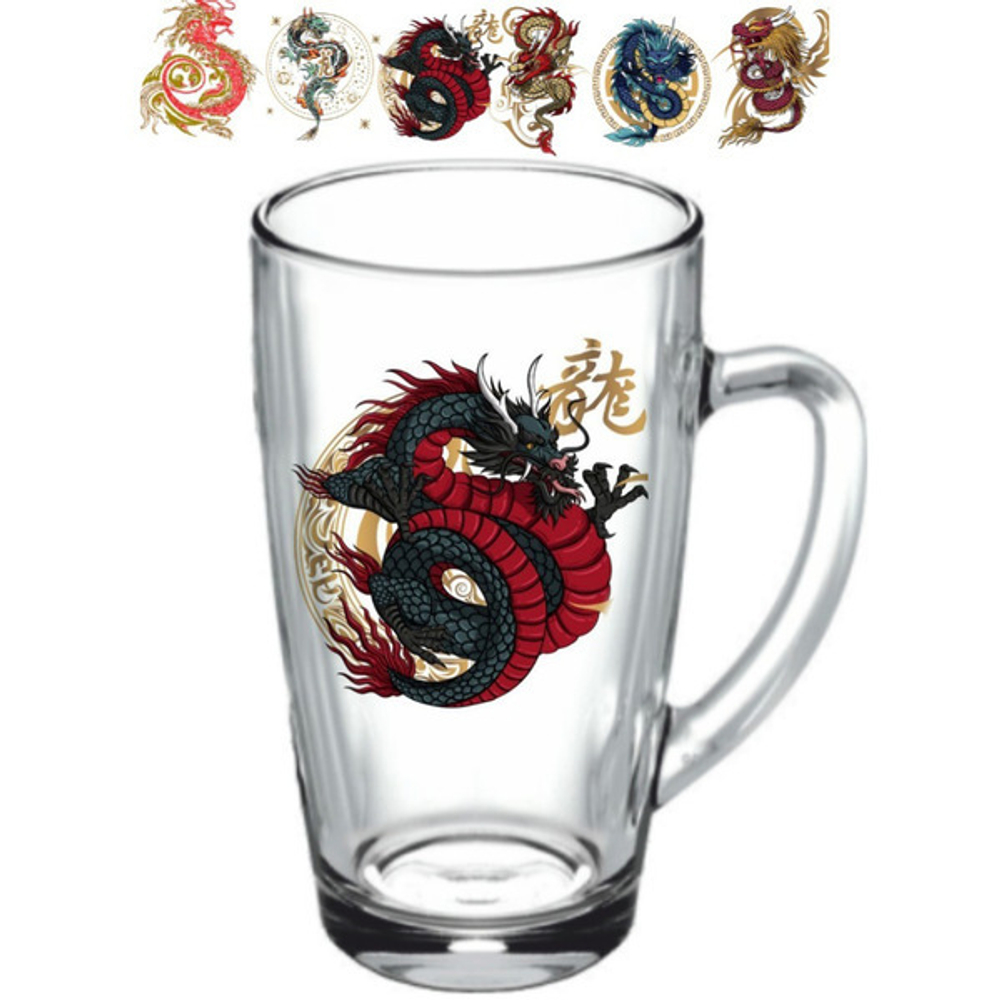 Кружка 400мл «Античный Китай» 6 видов