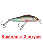 Воблер Минноу ЕРШ SR 75mm, цвет 124, 2 штуки