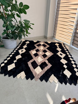 Покрывало меховое ковер из шкуры овчины