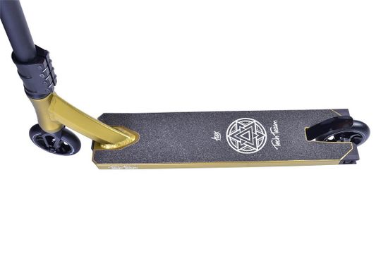 Трюковый самокат Tech Team Hex 2021, золотой