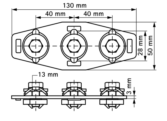 Соединитель Walraven BIS RapidRail X-образный для профилей WM (арт. 6584091)