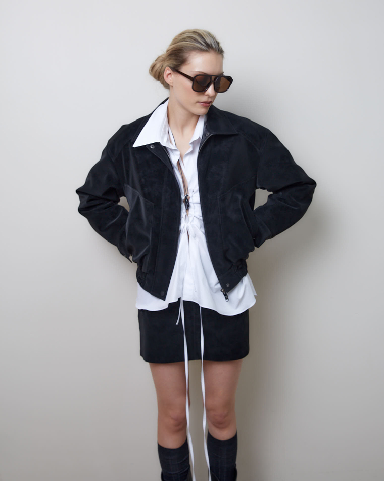 Рубашка на завязках из хлопка Макс Мара белый