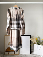 Хлопковое платье Burberry, S