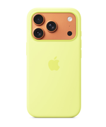 Чехол Apple Silicone Case MagSafe для iPhone 17 Pro Max (Neon Yellow)