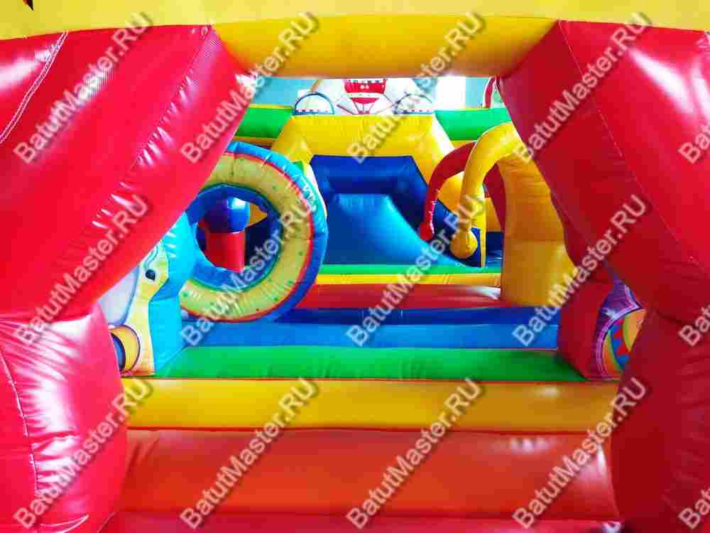 Детский надувной батут "Весёлые циркачи" 6*6*2,8 м