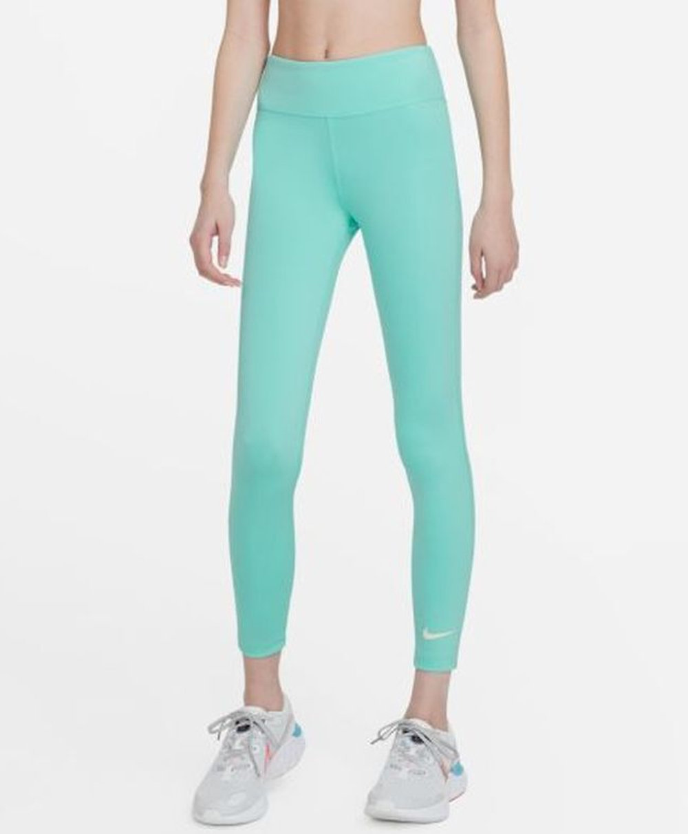 Штаны для девочки теннисные Nike G One Tight HW - tropical twist/coconut milk