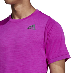 Мужская теннисная футболка Adidas Tennis Freelift T-Shirt M - sonic fuchsia/black