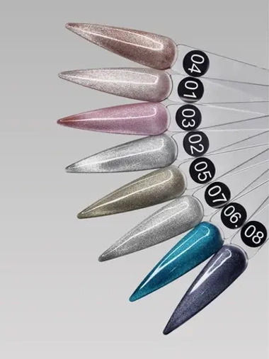 Гель лак магнитный Kitty №03 кошачий глаз 8мл