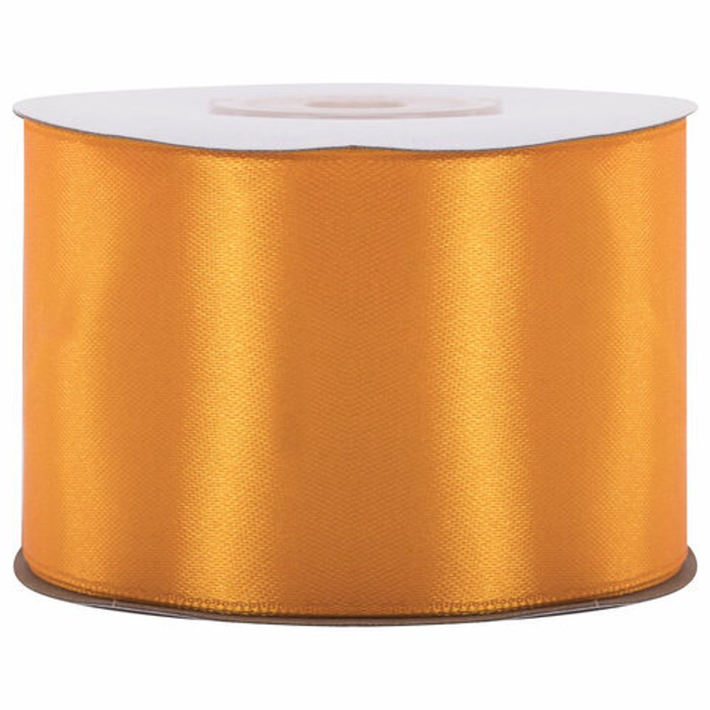 Лента атласная ширина 50 мм, длина 23 м, оранжевая, BRAUBERG, 591526