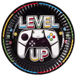 Тарелки бумажные «GAME ON. LEVEL UP. Геймер», 17/ 23 см, 6 шт