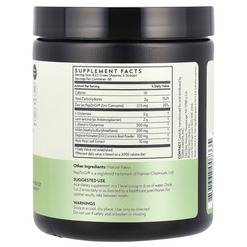 Terra Origin, Healthy Gut™, веганская формула, 246,6 г (8,7 унции)