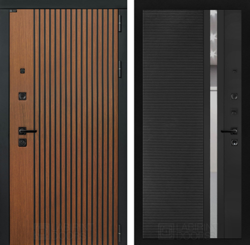 Шторм 31 чёрный кварц, зеркальное тонированное стекло