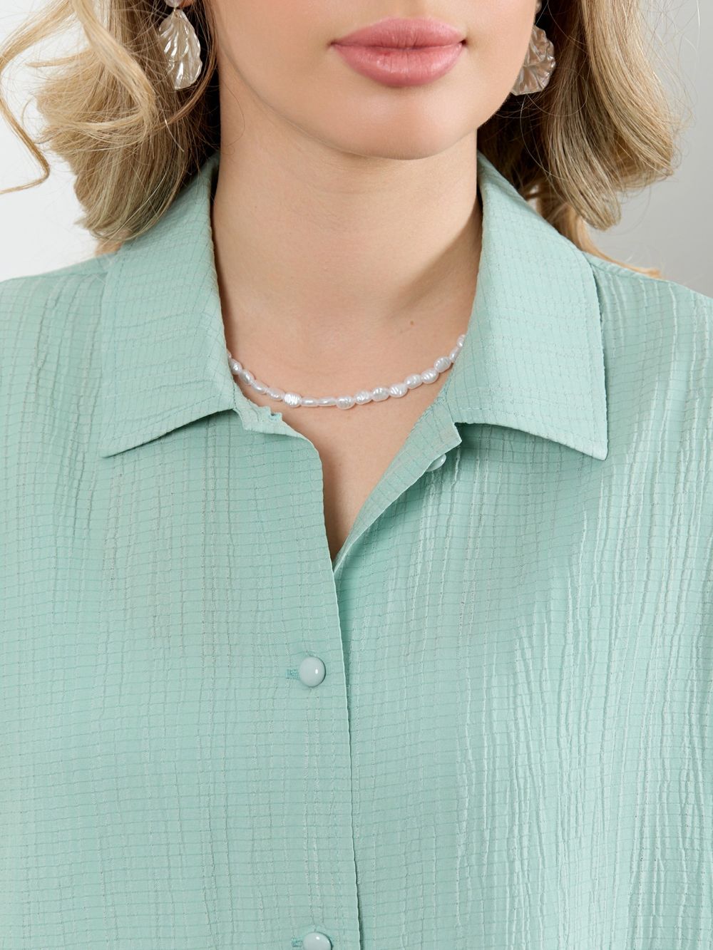 Рубашка Сиеста-5 Виотекс СВЕТЛО-ЗЕЛЕНЫЙ