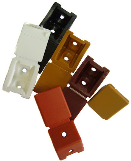 Уголок монтажный, полкодержатель (белый) №23 (300 шт)