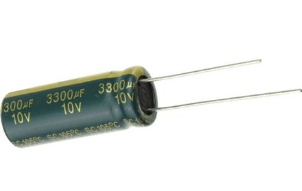 Конденсатор электролитический 10 В 3300 мкФ "Jamicon" 12.5х25 105 град.