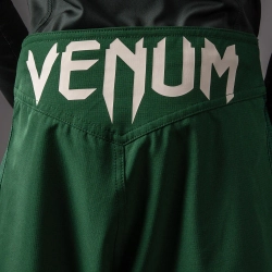 Детские шорты Venum Attack green/off white