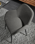 Стул Konna ткань темно-серый