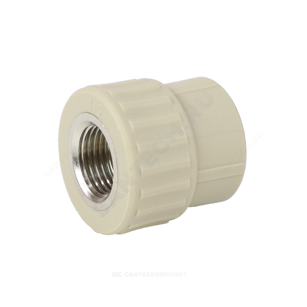 Муфта PP-R комбинированная серая Дн 32х1" ВР VALFEX 10129032Г