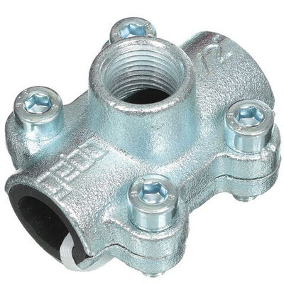 Седелка-врезка 1/2"х1/2", DN 15х15, чугун, внутр рез, Gebo, 01.261.28.0101