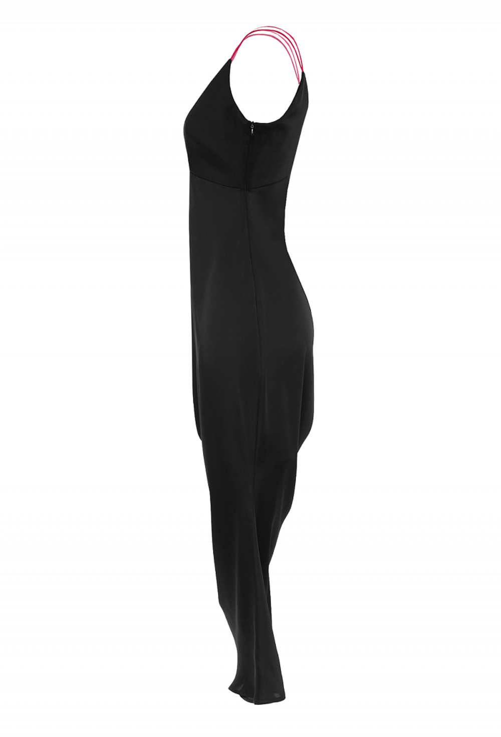 Платье на лямках чёрное 56 -19SS