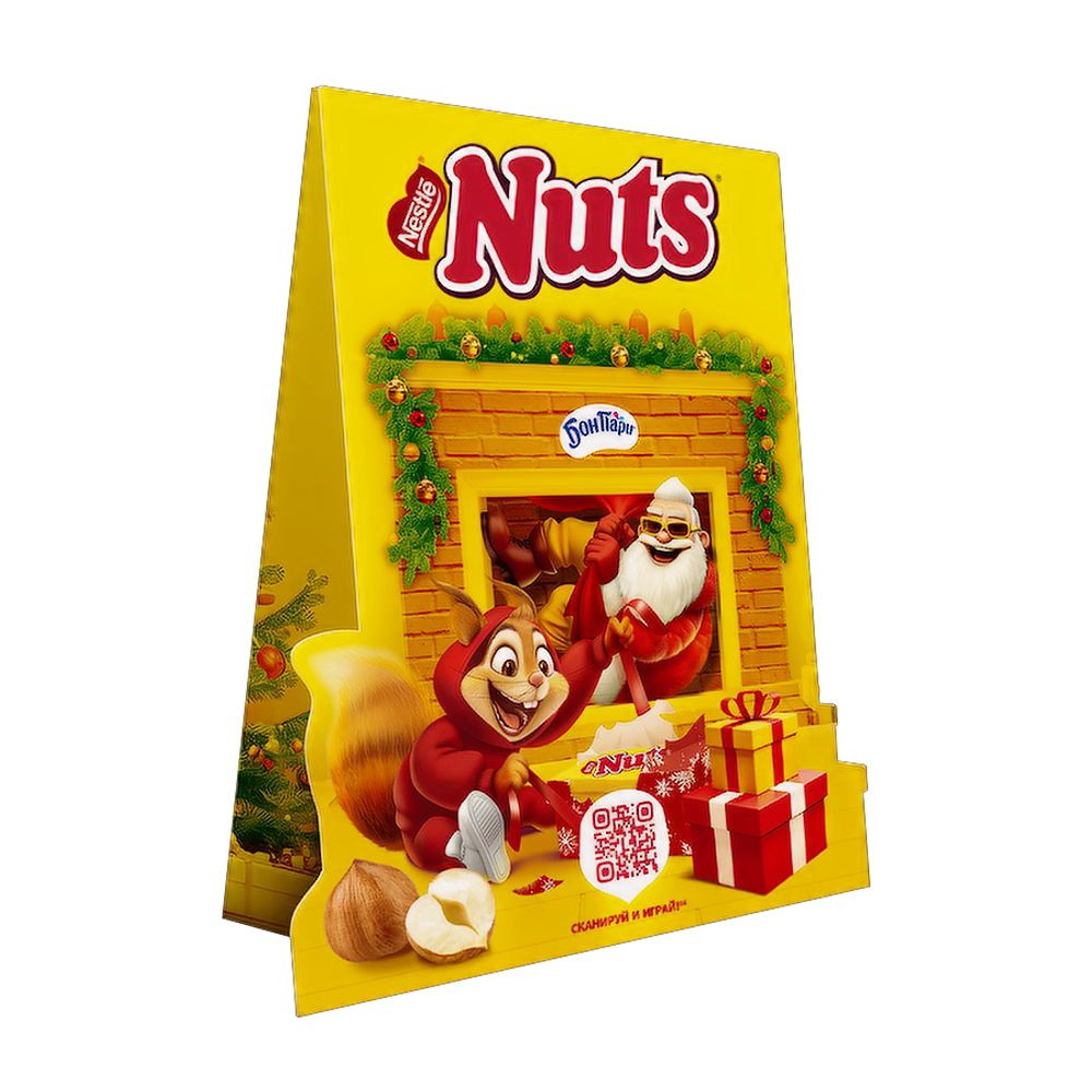 Набор сладостей новогодний NUTS Приключения у камина (Кор) 301г