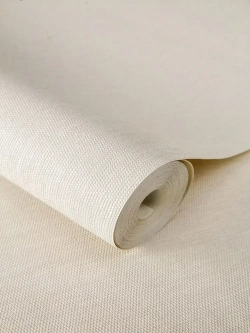 Обои без стыков лен ШАМПАНЬ.12 флизелиновые метровые в зал, гостиную, детскую, кухню 1.06 м на 10.05 м прокрашенные в массе