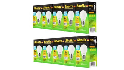Светодиод лампа Sholtz шар 9Вт E27 2700К 220В LEB3027
