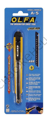 OLFA Autolock, 9 мм, безопасный нож (OL-A-5)