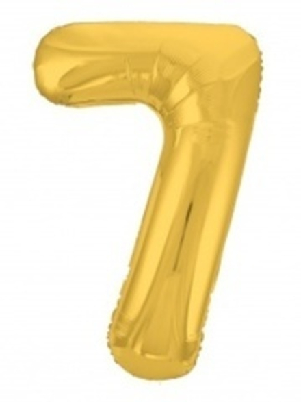 Р Цифра 7 Slim Золото (40''/102 см)