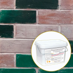 Декоративная штукатурка, Имитация кирпичной стены Loft 10, Готовый комплект материалов на 5 квадратных метров, Все в одном