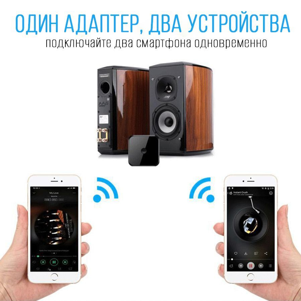 Bluetooth 5.0 Приемник-передатчик 2-в-1