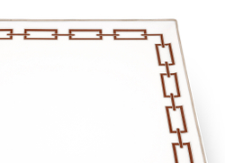 Мелочница квадратная RG Catene Scarlatto (30 см)