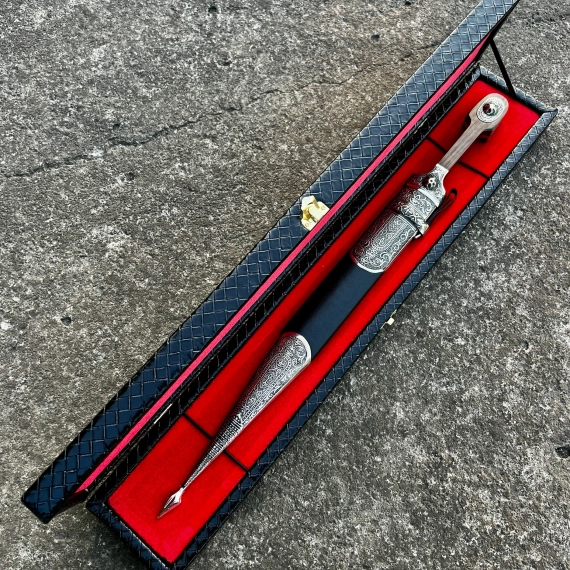 Кинжал кавказский настоящий, футляр в подарок