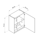Навесной кухонный модуль Виола, 60 см