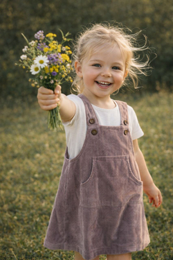 Вельветовый Сарафан Лиловый