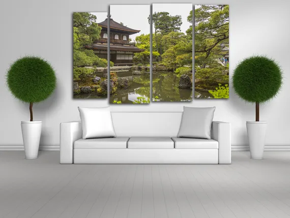 Модульная картина "Япония. Гинкаку-Дзи"