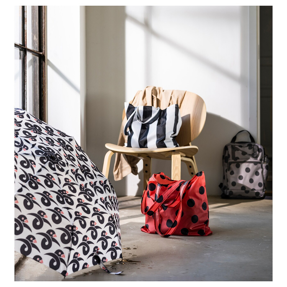 Сумка IKEA SKYNKE (СКЮНКЕ), Черно-белый, 45x36 см