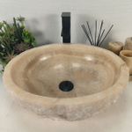 Каменная раковина из оникса Erozy Yellow EO-04648 (48*42*15) 0159 из натурального камня