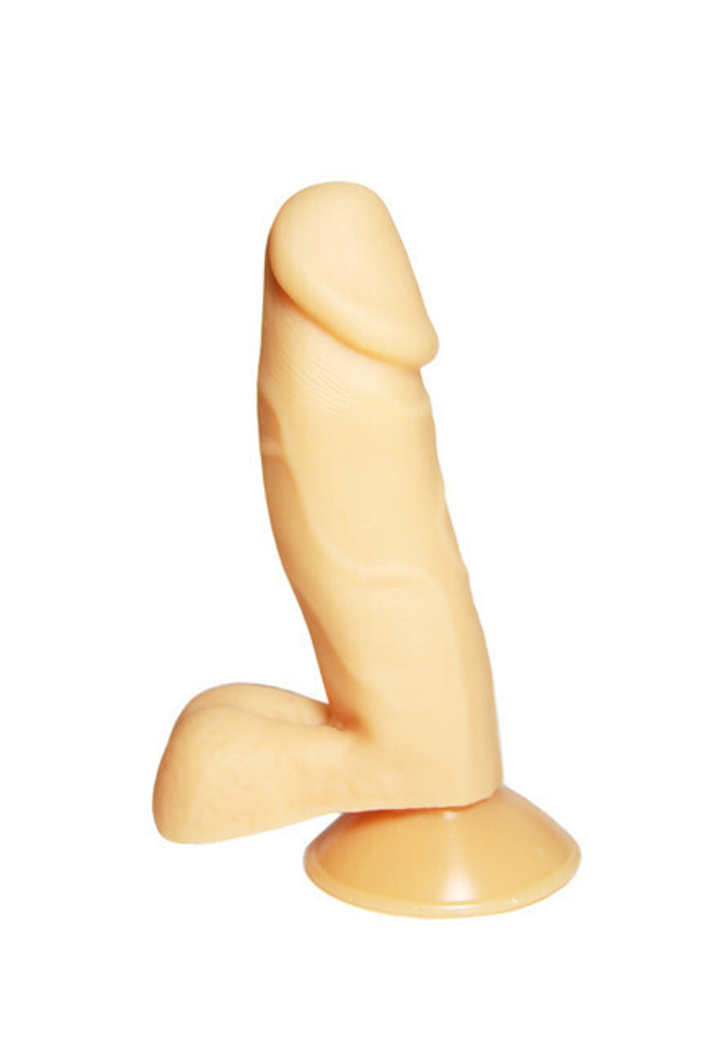 Фаллоимитатор с присоской 14,5 см (Цвет: телесный)