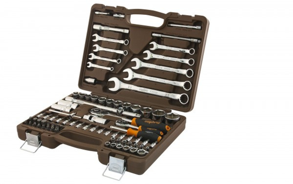 Набор инструментов OMBRA OMT82S 1/4" 1/2"DR 82 предмета
