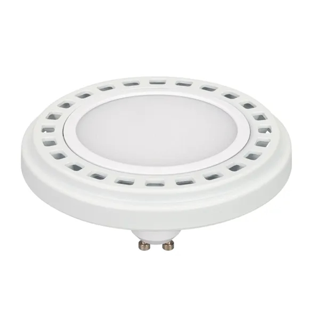 Лампа AR111-UNIT-GU10-15W-DIM Warm3000 (WH, 120 deg, 230V) (Arlight, Металл) 026890