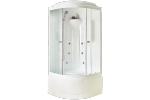 Душевая кабина Royal Bath RB90BK2-M 90x90 профиль белый/стекло матовое